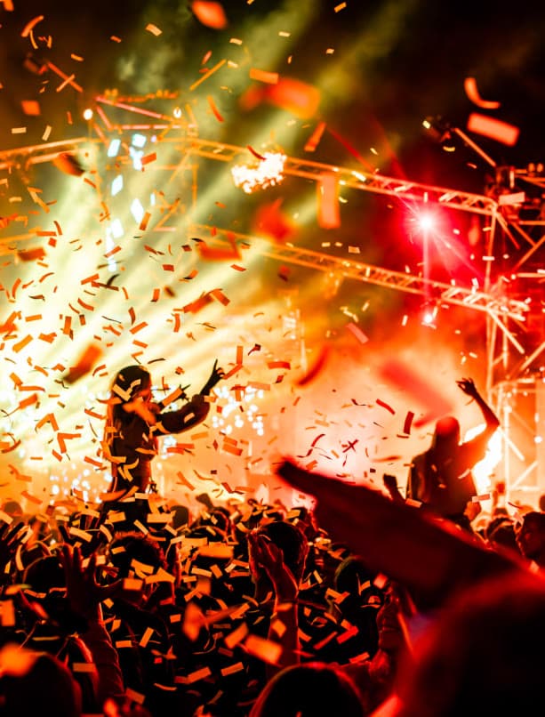 Confetti publiek